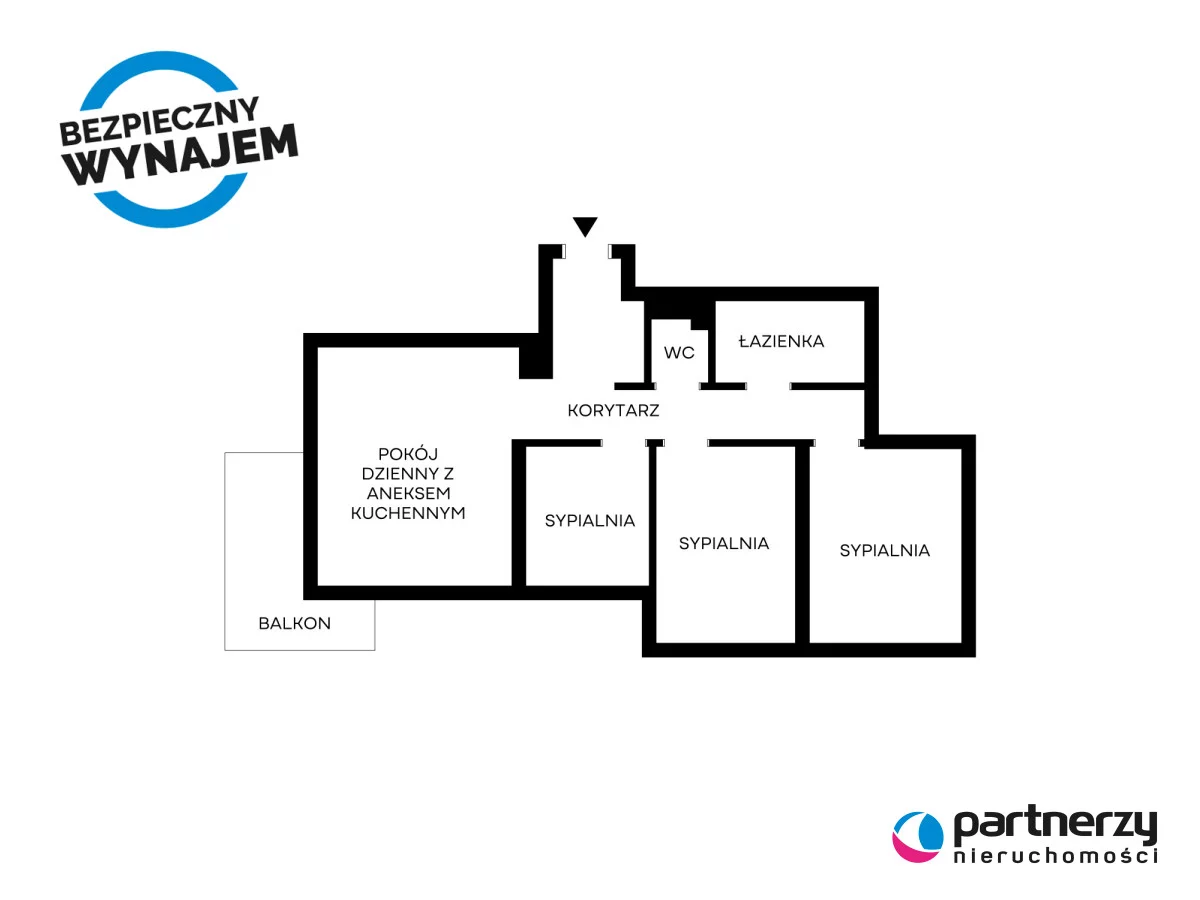 4 pokoje, mieszkanie 74,23 m², piętro 4, oferta nr , PAN217132, Gdańsk, Przymorze, Aleja Rzeczypospolitej