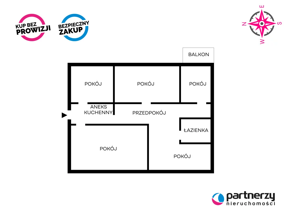 Apartament na sprzedaż, 54,00 m², 5 pokoi, parter, oferta nr PAN588206