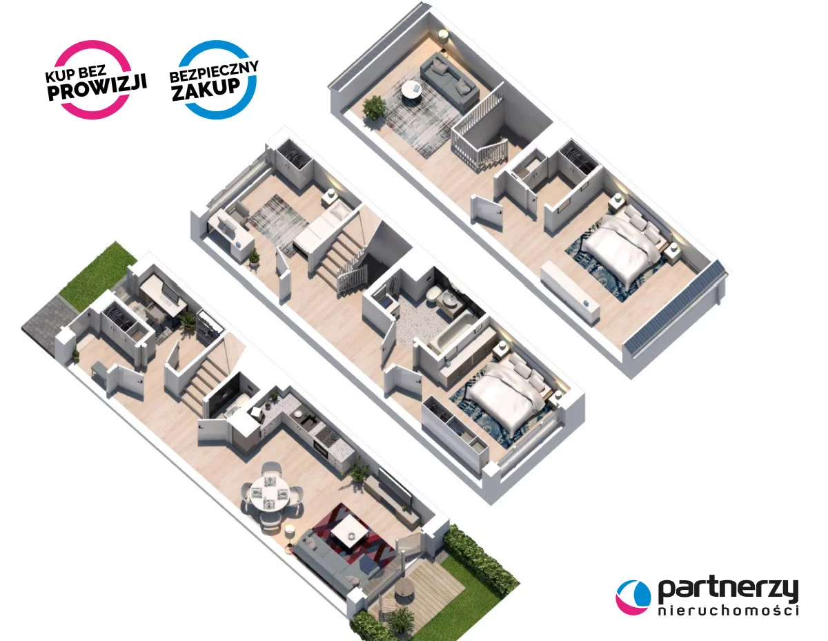 6 pokoi, mieszkanie 106,37 m², parter, oferta nr , PAN302067, Rumia, Czereśniowa