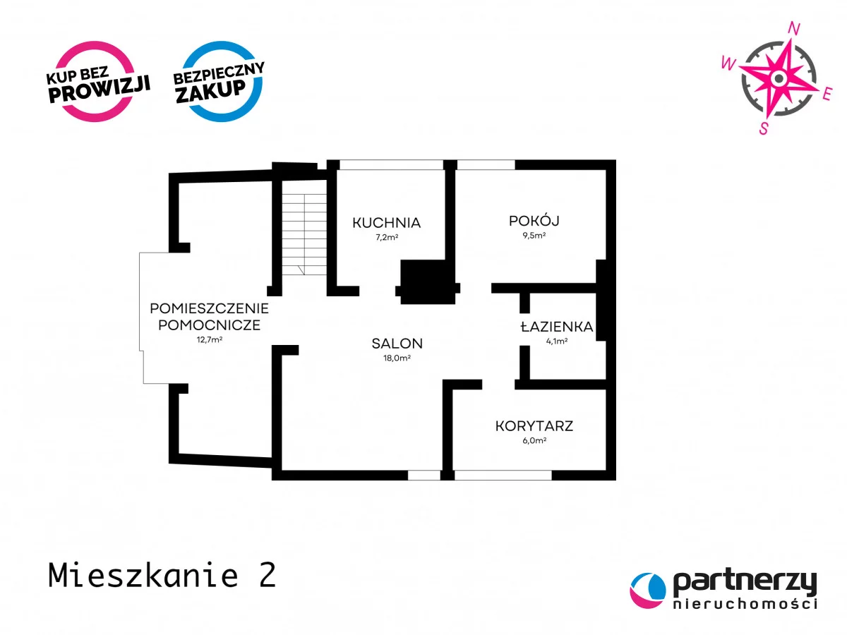 9 pokoi, apartament 162,10 m², piętro 2, oferta nr , PAN114296, Gdańsk, Wrzeszcz, Jarowa