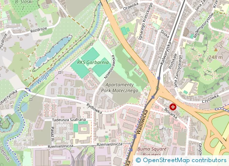 Lokalizacja inwestycji Apartamenty Park Matecznego bud. F i G