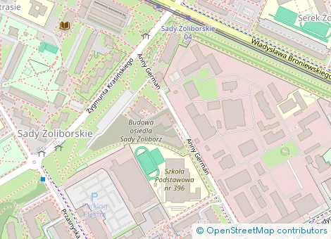 Lokalizacja inwestycji Sady Żoliborz 2