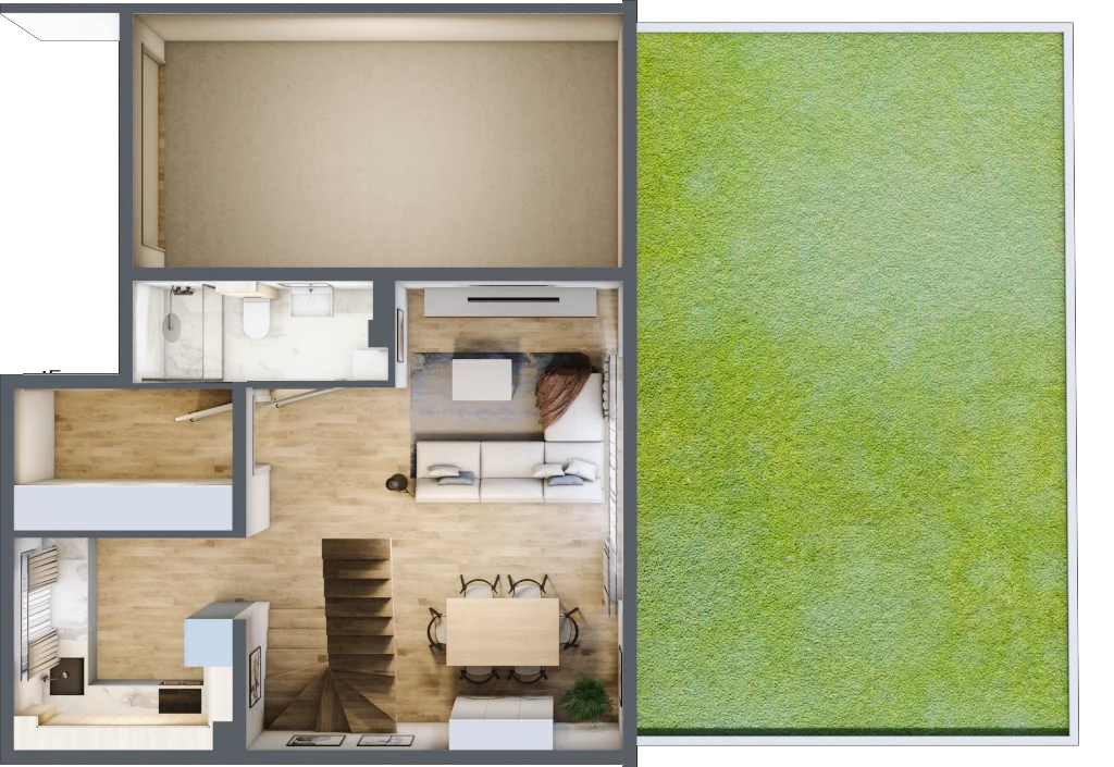 Dom 120,86 m², oferta nr A2, Majewska Domy, Warszawa, Białołęka, Brzeziny, ul. Włady Majewskiej