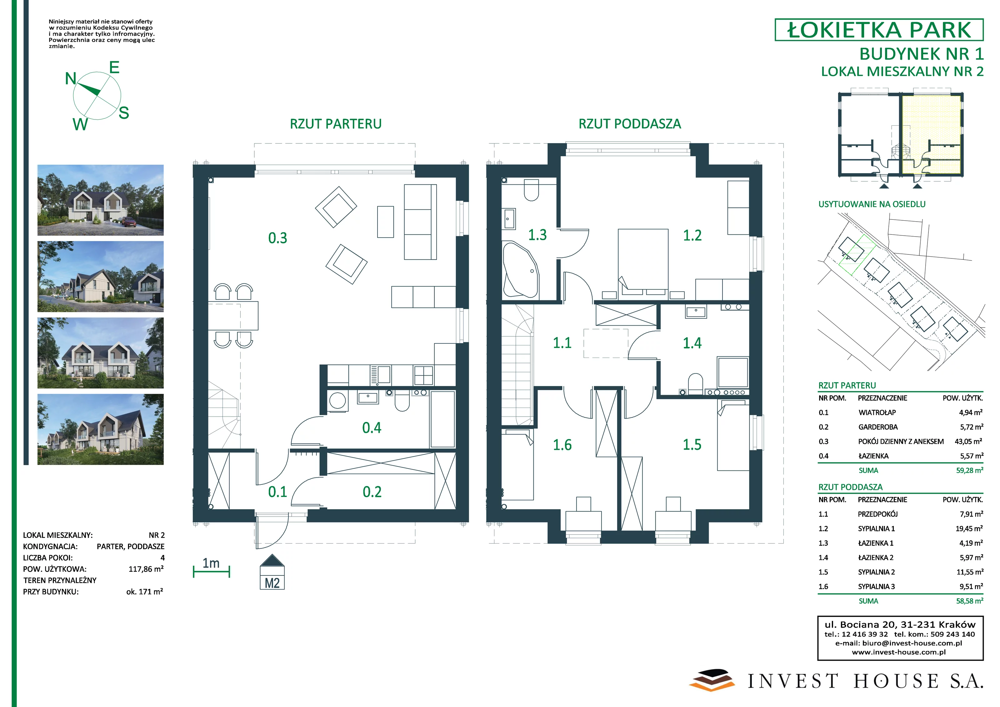 Dom 117,86 m², oferta nr 2, Łokietka Park, Modlnica, ul. Szydło