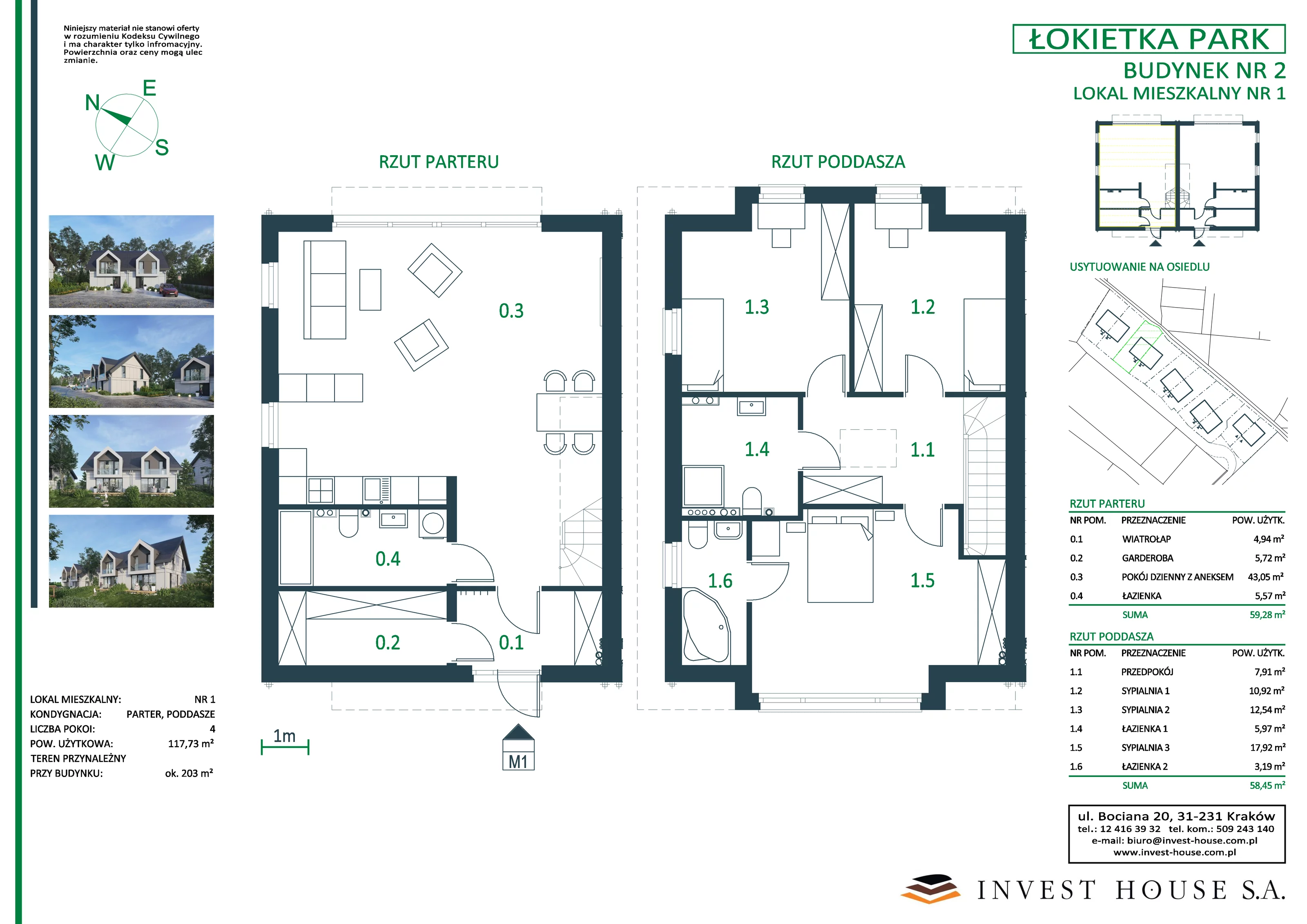 Dom 117,73 m², oferta nr 3, Łokietka Park, Modlnica, ul. Szydło