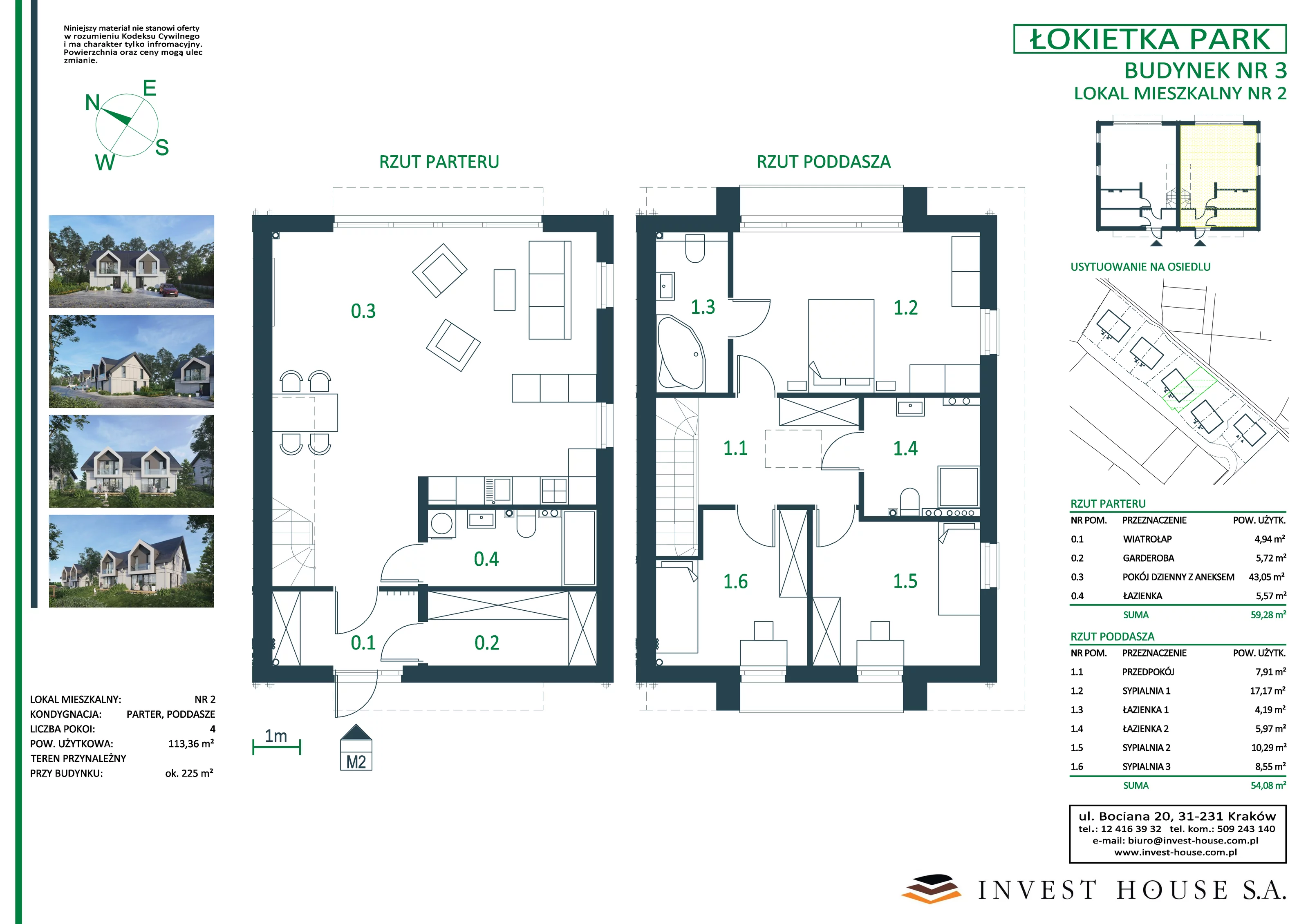 Dom 113,36 m², oferta nr 6, Łokietka Park, Modlnica, ul. Szydło