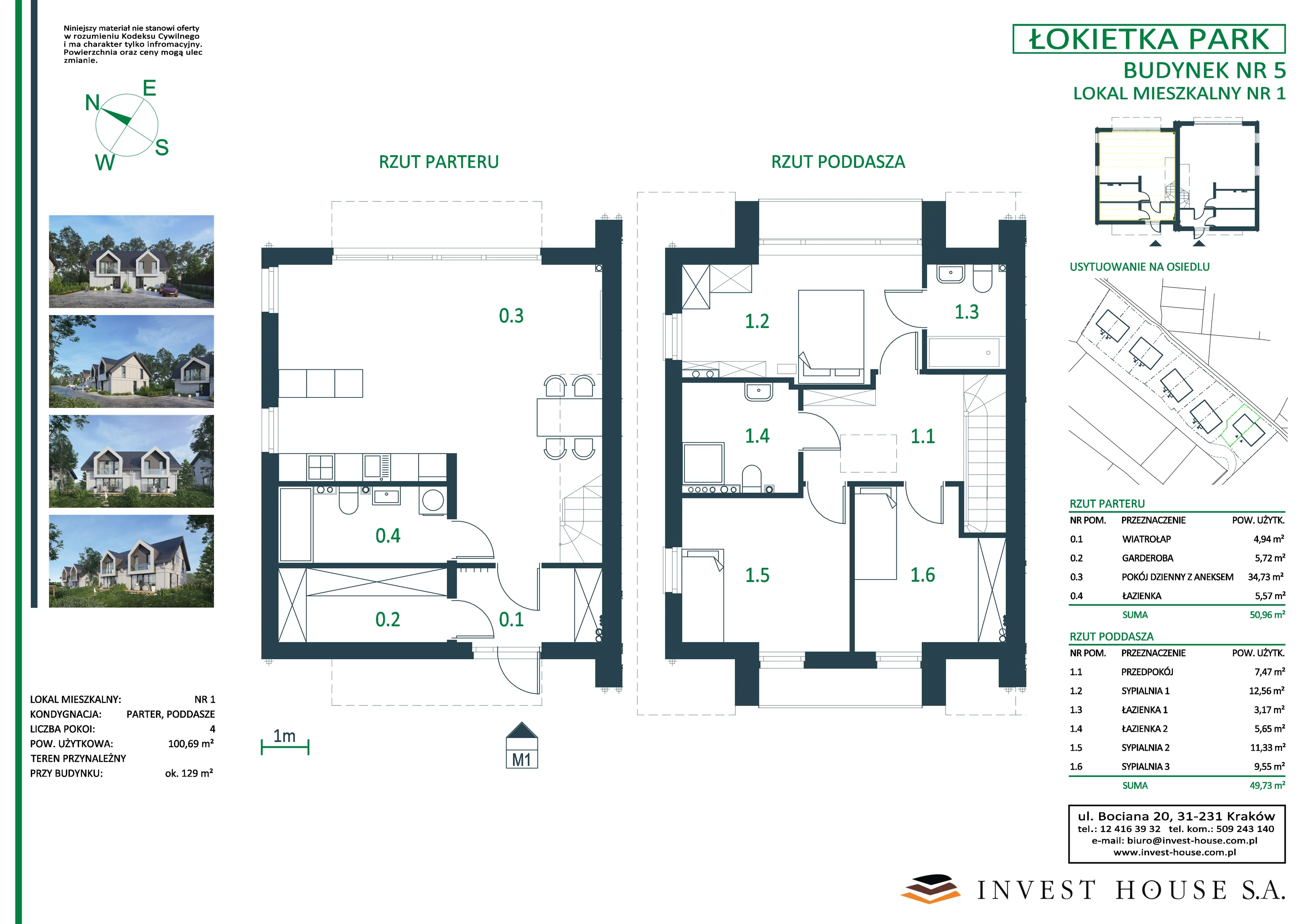 Dom 100,69 m², oferta nr 9, Łokietka Park, Modlnica, ul. Szydło