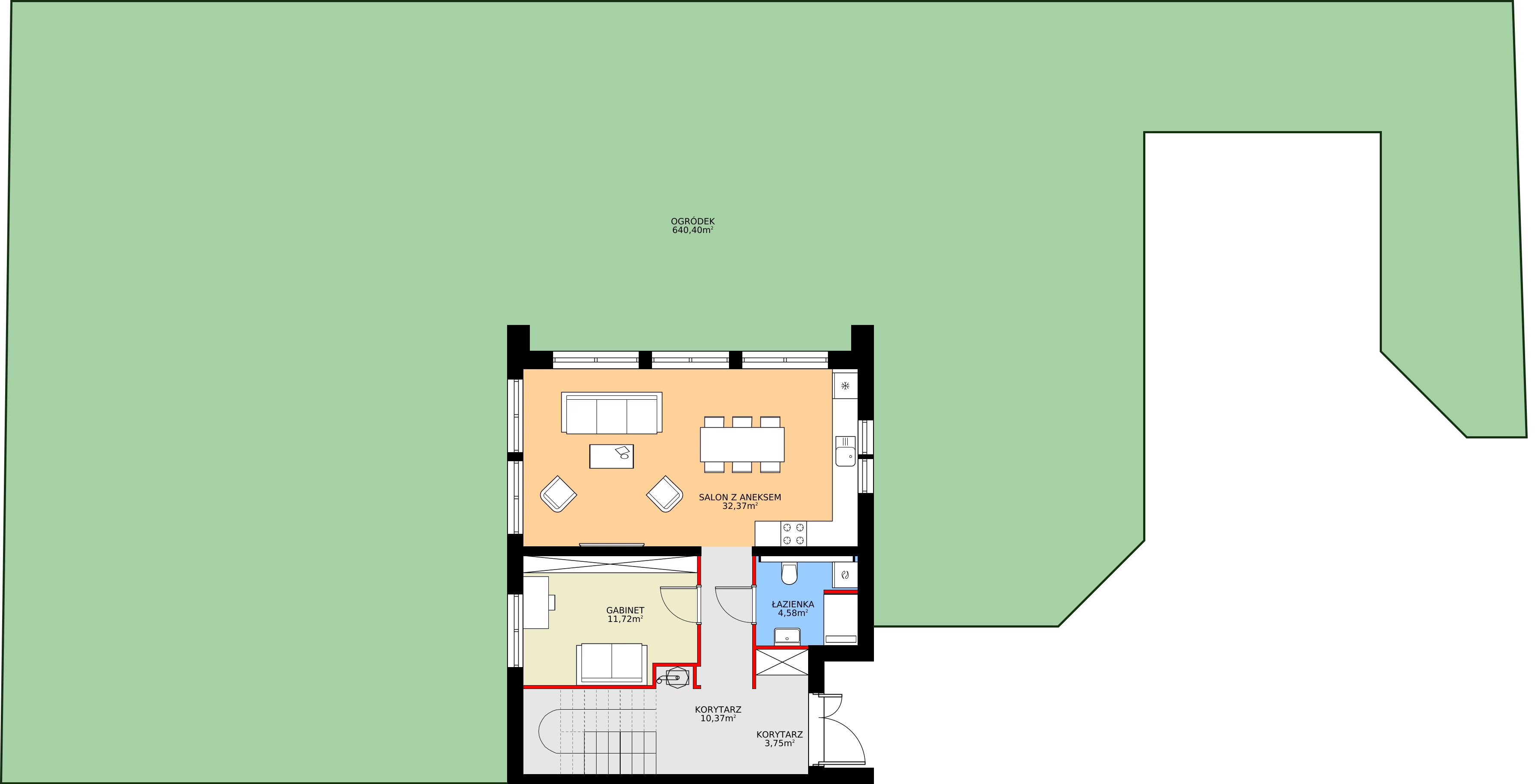 Zalety domu 109.22 m², 5