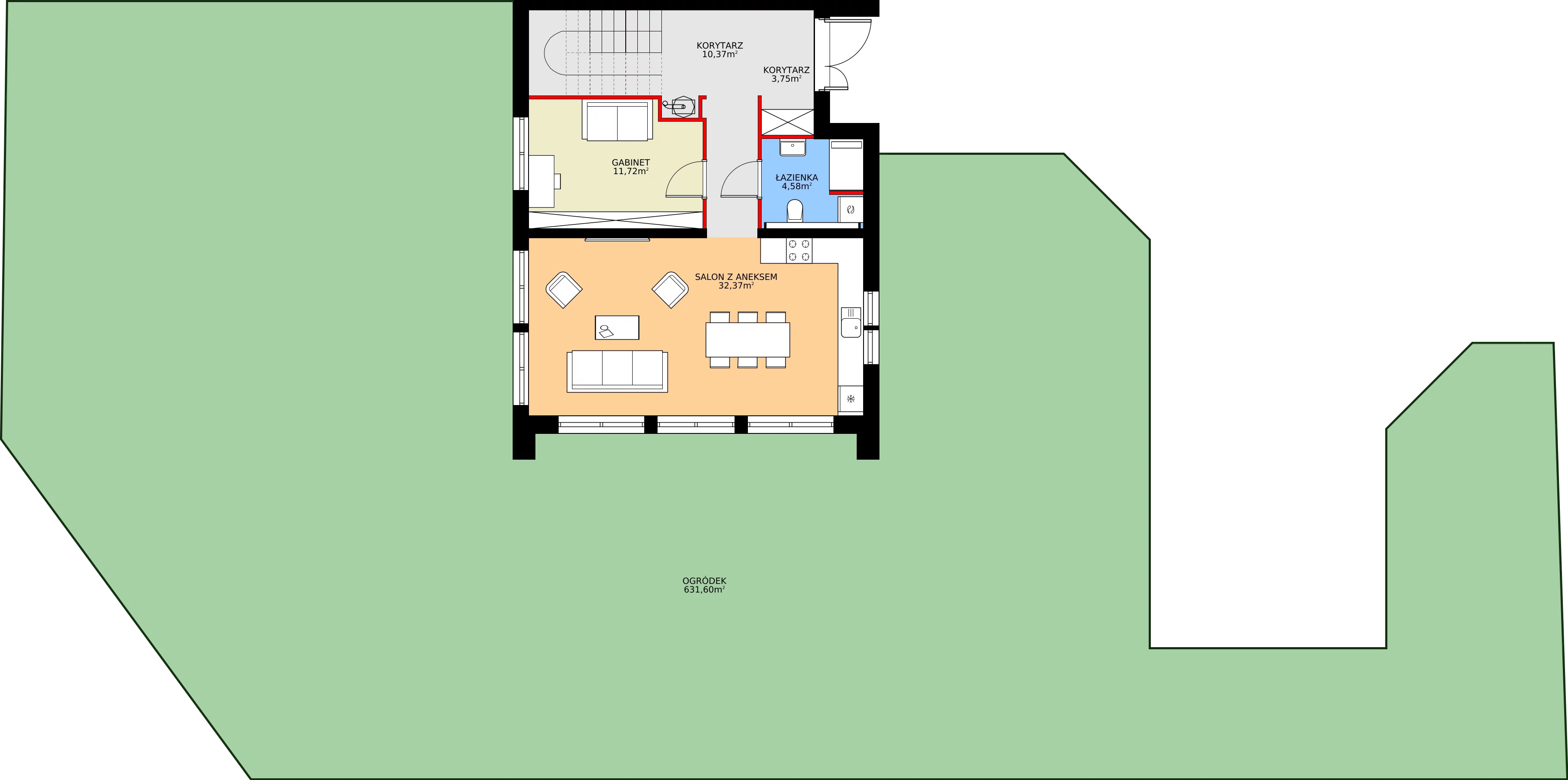 Zalety domu 109.22 m², 4