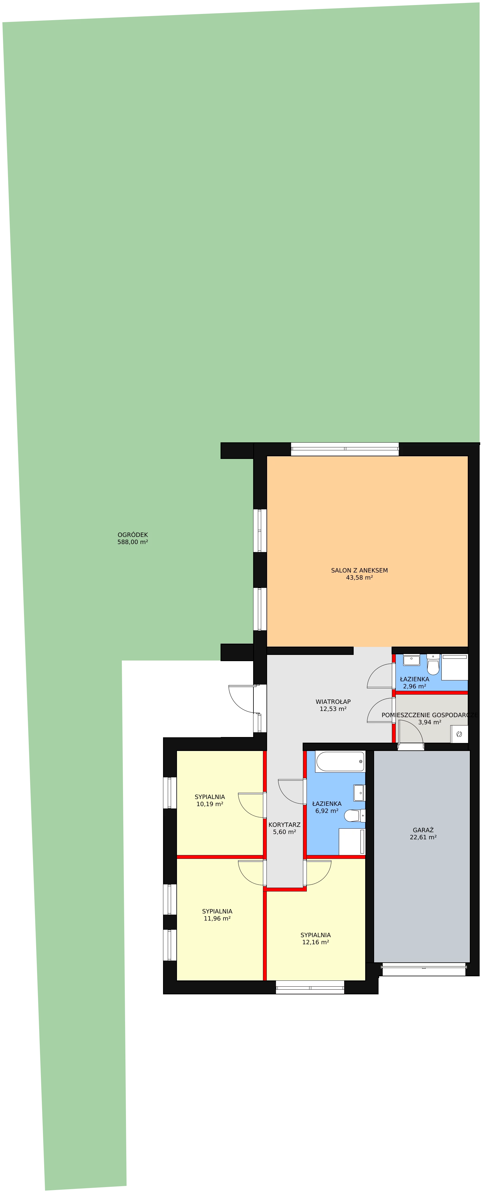 Dom 132,45 m², oferta nr Ślebodzińskiego 24/1, Osiedle Malownicze cz. II, Wrocław, Leśnica, Fabryczna, ul. Ślebodzińskiego /ul. Łanowskiego