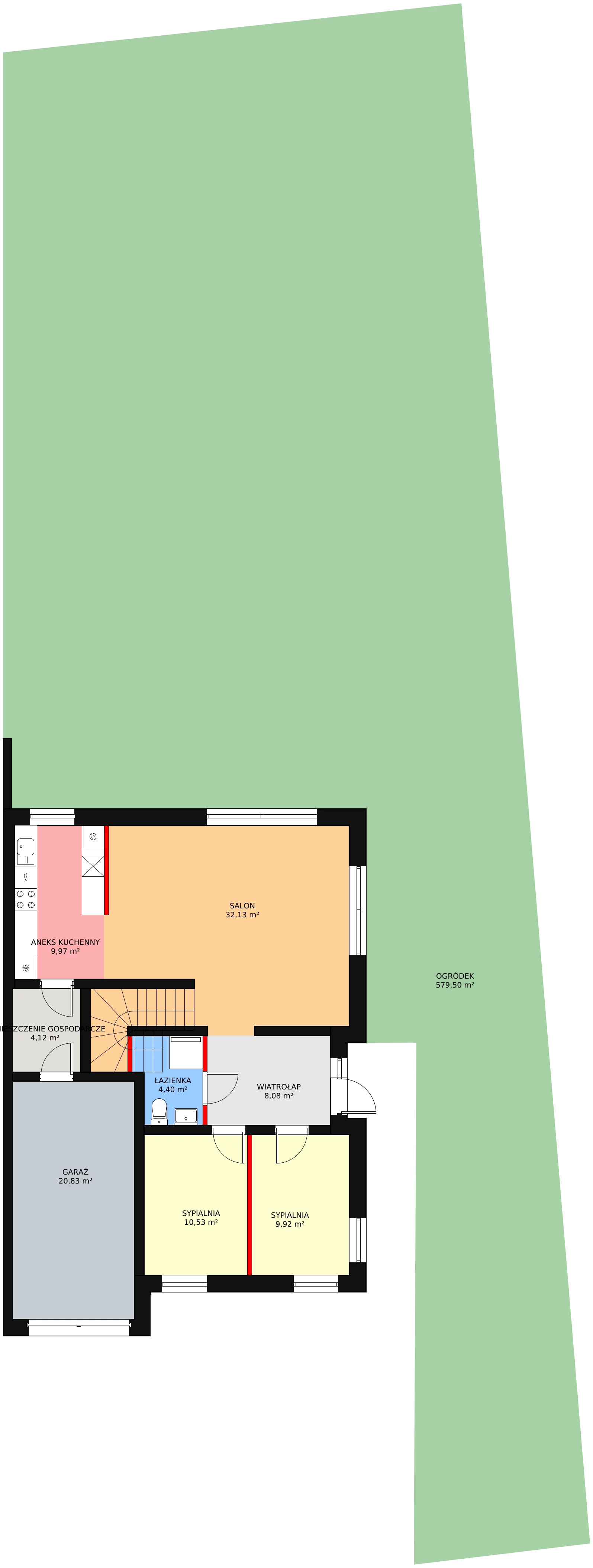 Dom 162,94 m², oferta nr Ślebodzińskiego 29/2, Osiedle Malownicze cz. II, Wrocław, Leśnica, Fabryczna, ul. Ślebodzińskiego /ul. Łanowskiego