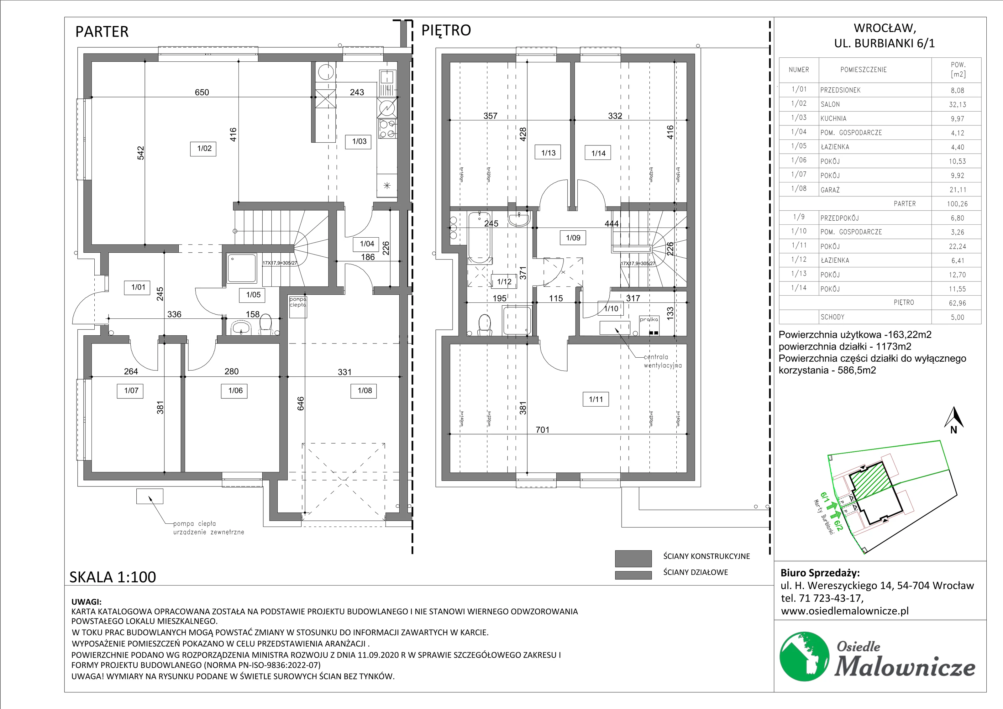 Dom 163,22 m², oferta nr Burbianki 6/1, Osiedle Malownicze cz. II, Wrocław, Leśnica, Fabryczna, ul. Ślebodzińskiego /ul. Łanowskiego