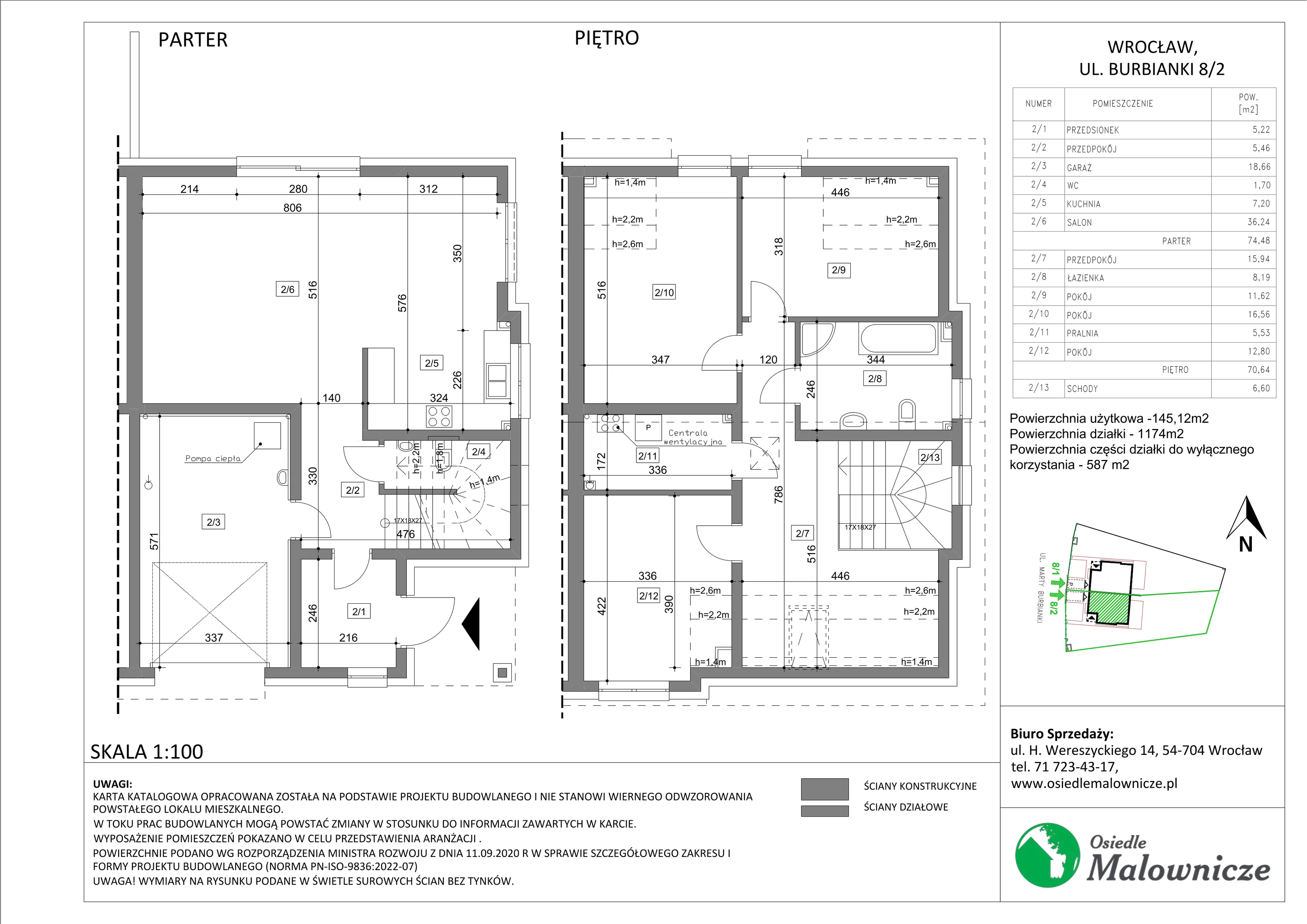 Dom 145,12 m², oferta nr Burbianki 8/2, Osiedle Malownicze cz. II, Wrocław, Leśnica, Fabryczna, ul. Ślebodzińskiego /ul. Łanowskiego