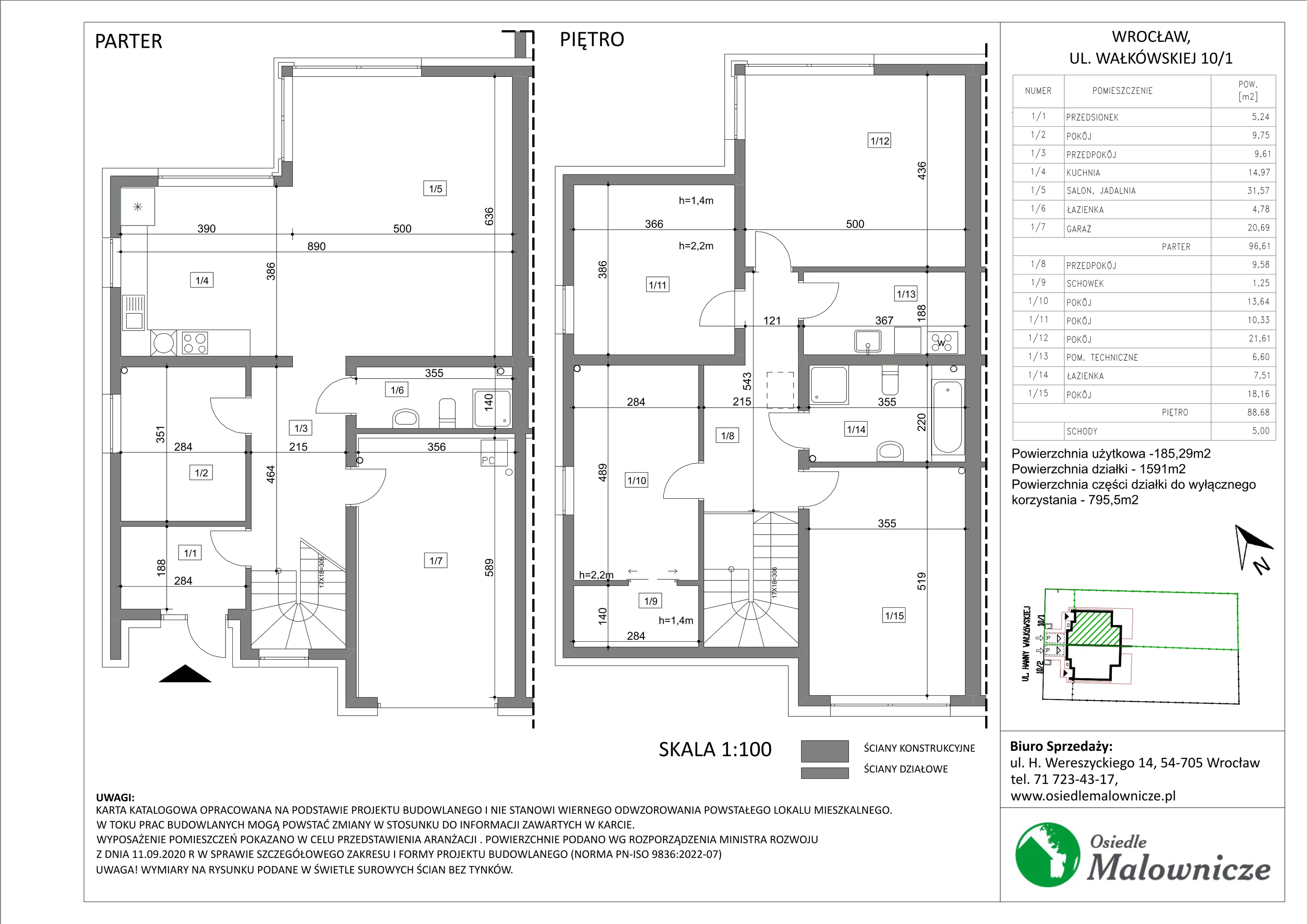 Dom 185,29 m², oferta nr Wałkówskiej 10/1, Osiedle Malownicze cz. II, Wrocław, Leśnica, Fabryczna, ul. Ślebodzińskiego /ul. Łanowskiego