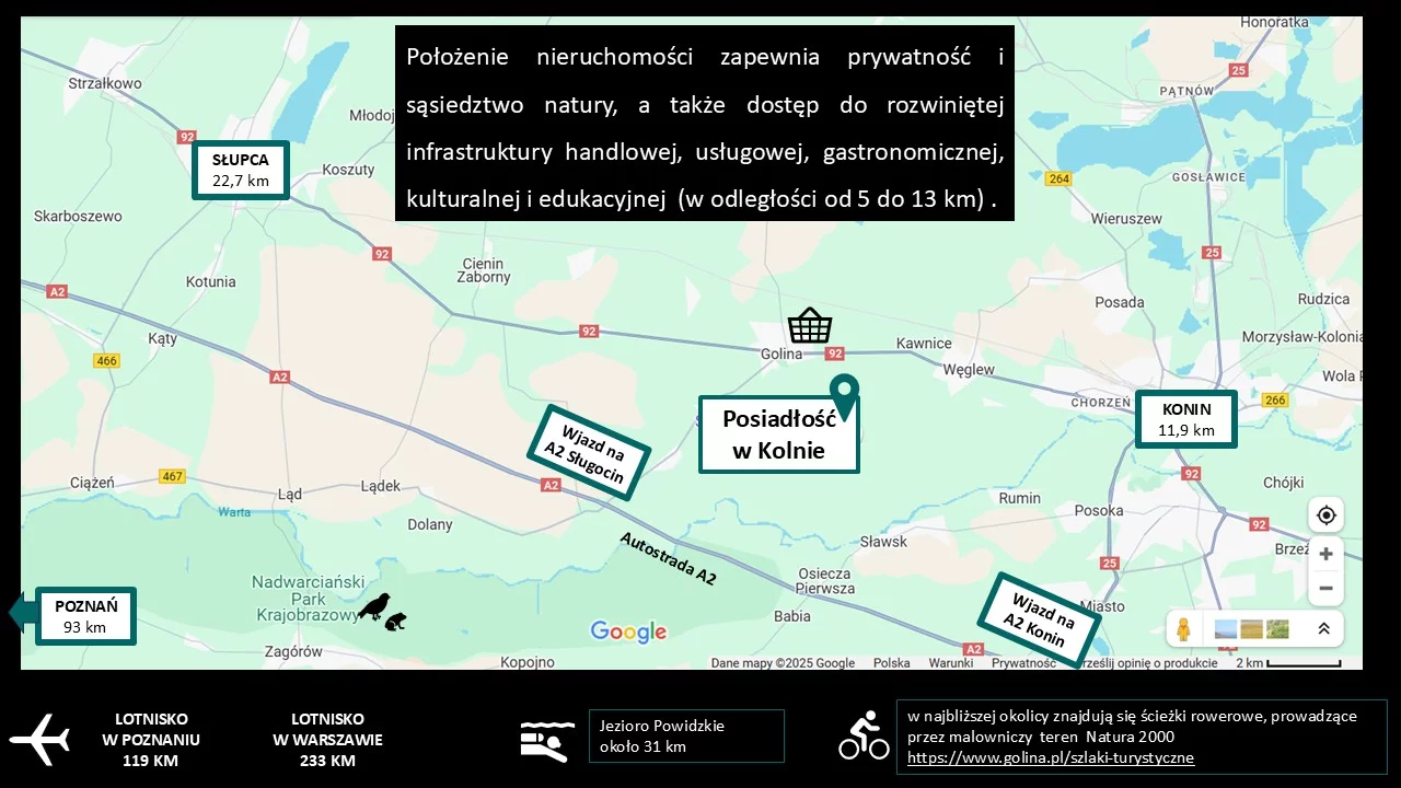 Dom 711,70 m², oferta nr 1, Posiadłość w Kolnie blisko Konina, Kolno
