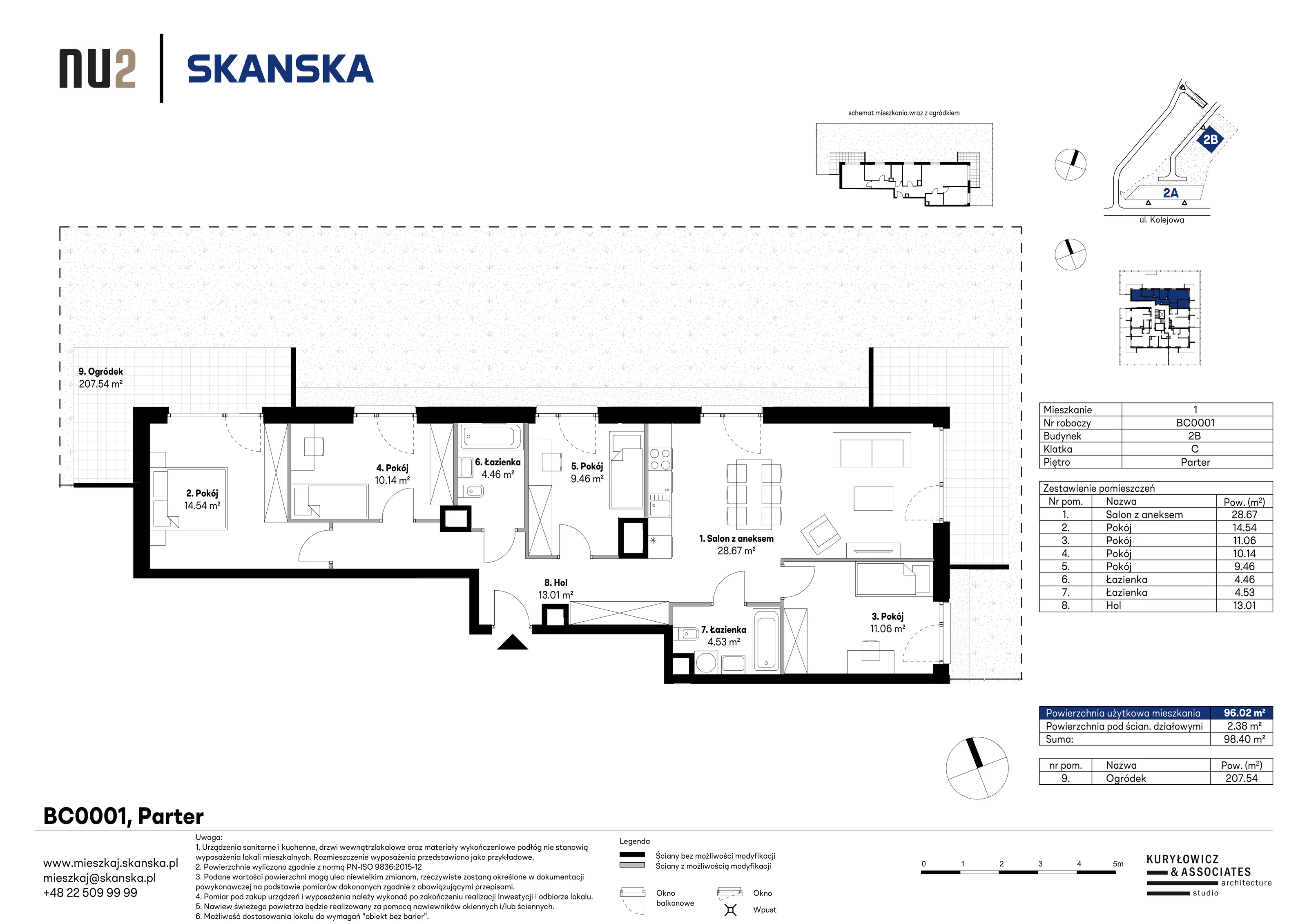 Mieszkanie 95,87 m², parter, oferta nr BC0001, NU Warszawa Wola, Warszawa, Wola, Czyste, ul. Kolejowa-idx