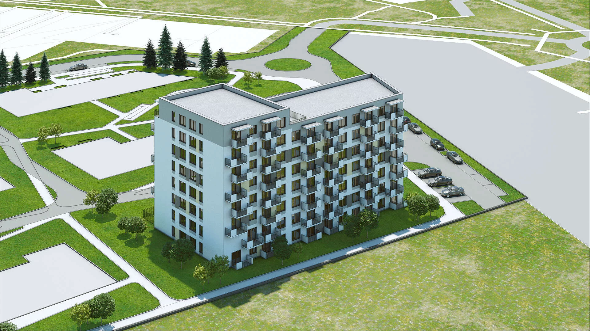 Nowe Mieszkanie, 59,55 m², 2 pokoje, 1 piętro, oferta nr I0118