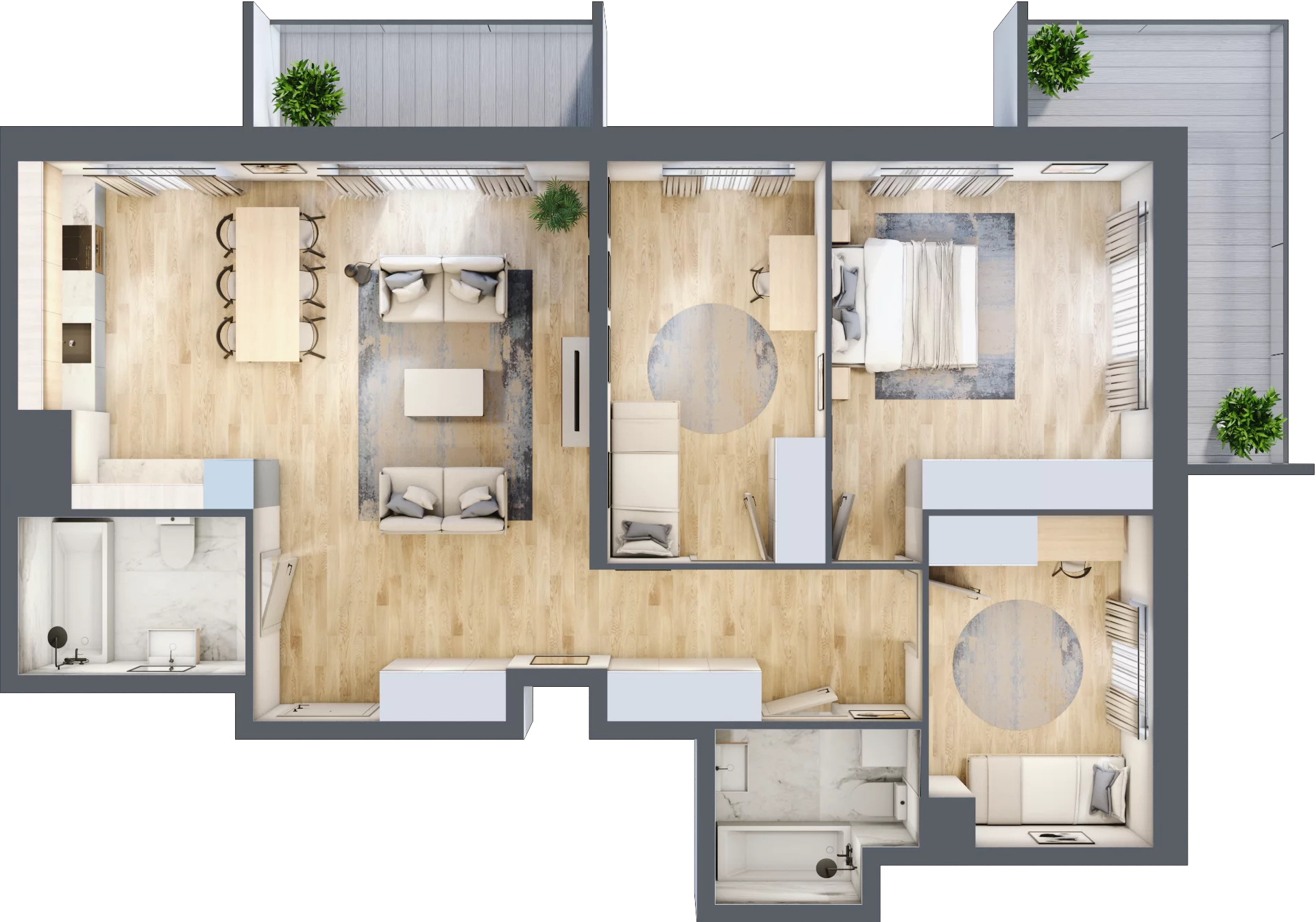 4 pokoje, mieszkanie 93,27 m², piętro 5, oferta nr BC0505, NU Warszawa Wola, Warszawa, Wola, Czyste, ul. Kolejowa