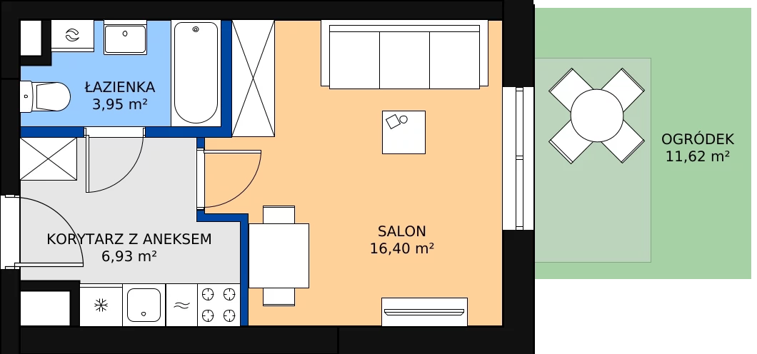 Zalety mieszkania 27.28 m², BA0011