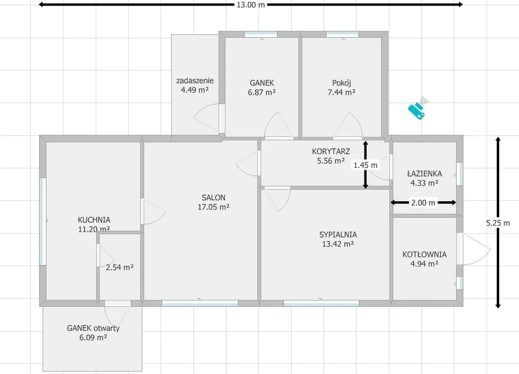 Dom na sprzedaż, 70,00 m², oferta nr 24757/78/ODS