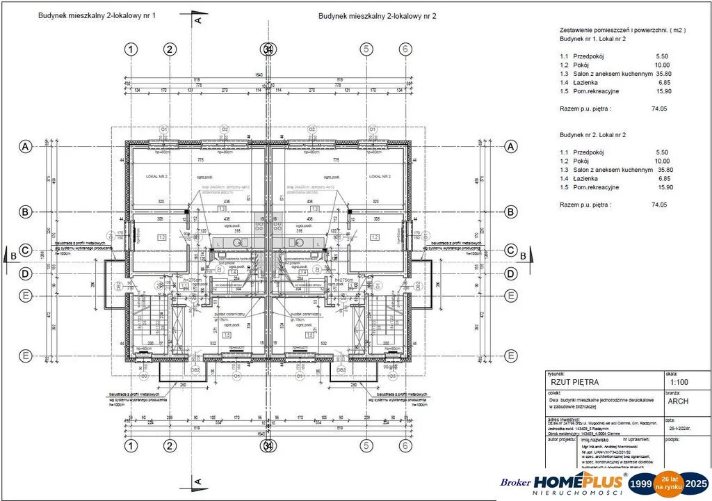 Dom 154,05 m², oferta nr , 24867/78/ODS, Ciemne