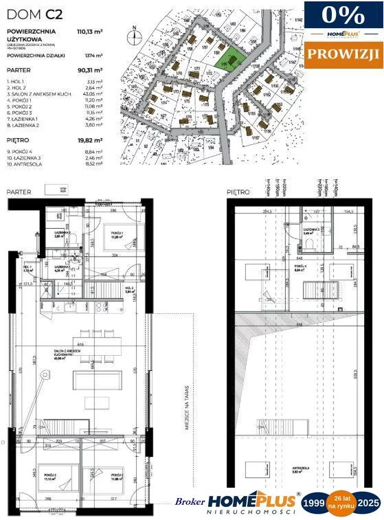 Dom 110,13 m², oferta nr , 24883/78/ODS, Kownatki