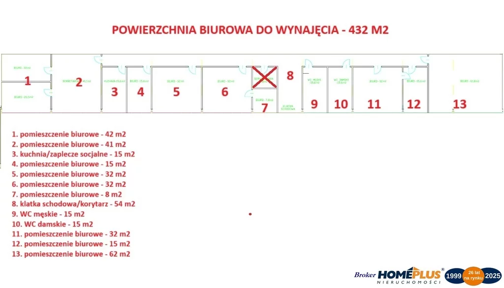 Biuro 432,00 m², oferta nr , 2595/78/OLW, Radzymin