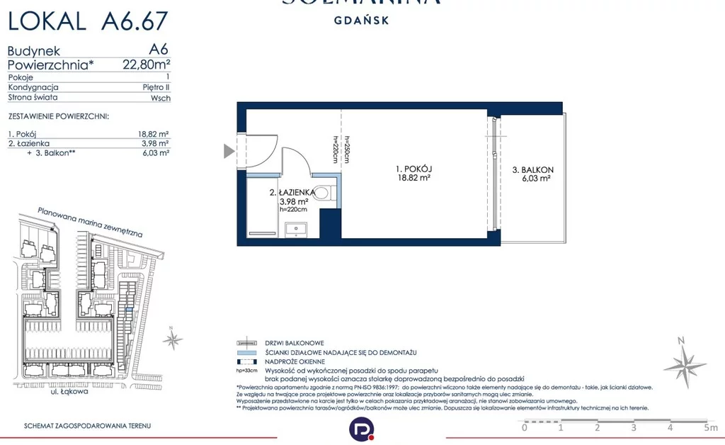 Apartament na sprzedaż, 22,80 m², 1 pokój, piętro 2, oferta nr 121928/78/OMS