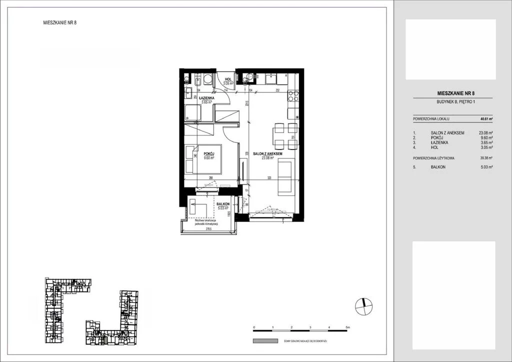 2 pokoje, mieszkanie 39,38 m², piętro 1, oferta nr , 122977/78/OMS, Bydgoszcz, Bartodzieje, Gajowa