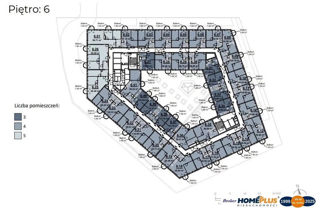 2 pokoje, mieszkanie 29,34 m², piętro 6, oferta nr , 121480/78/OMS, Warszawa, Wola, Wola, Połczyńska