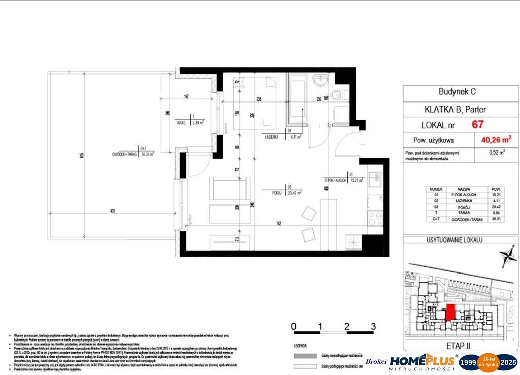 2 pokoje, mieszkanie 40,31 m², parter, oferta nr , 105246/78/OMS, Toruń, Jakubskie Przedmieście, Szosa Lubicka