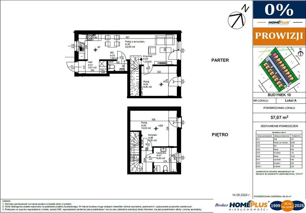 3 pokoje, mieszkanie 57,07 m², parter, oferta nr , 124106/78/OMS, Radzymin, Ogrodowa