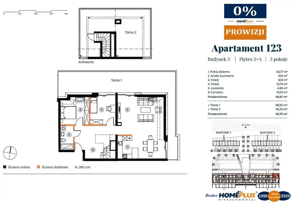 3 pokoje, mieszkanie 84,67 m², piętro 3, oferta nr , 124204/78/OMS, Rogowo