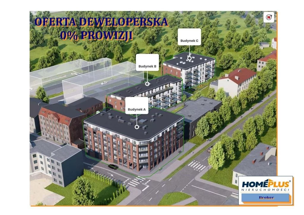 Mieszkanie trzypokojowe 78,08 m², Katowice, Wełnowiec-Józefowiec, Wełnowiec, Słoneczna, Sprzedaż