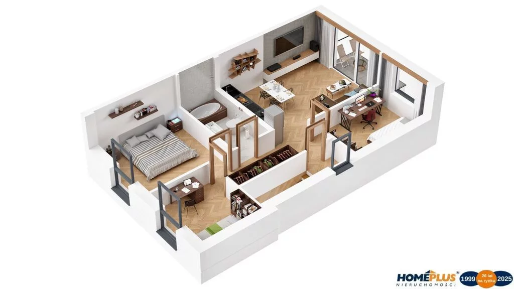 3 pokoje, mieszkanie 64,45 m², parter, oferta nr , 123620/78/OMS, Radzymin, Sybiraków