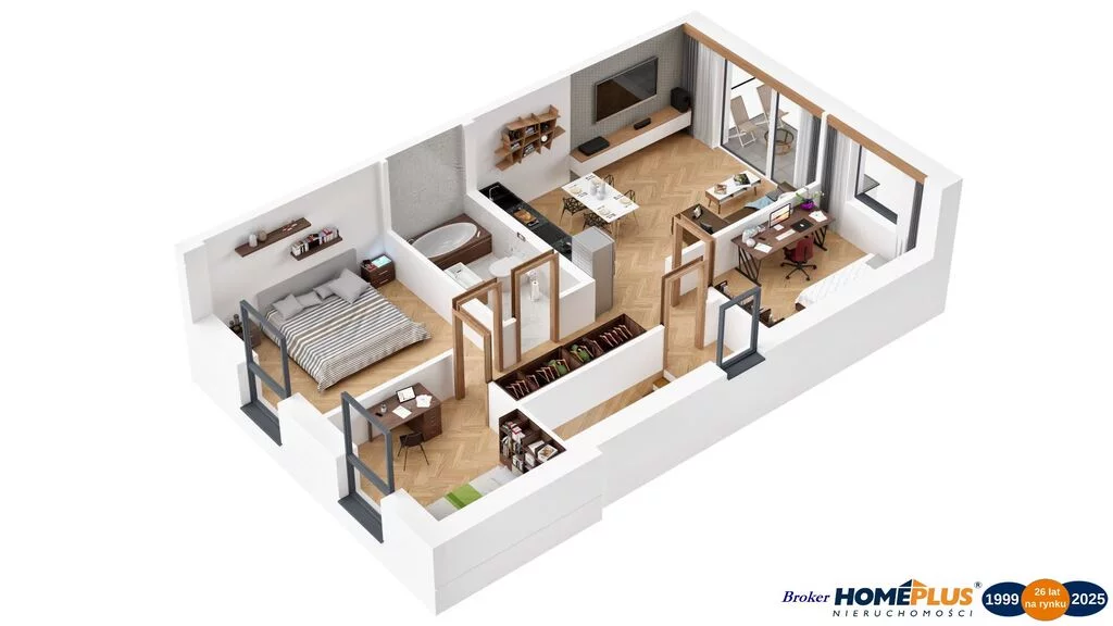 3 pokoje, mieszkanie 64,45 m², parter, oferta nr , 124086/78/OMS, Radzymin, Sybiraków