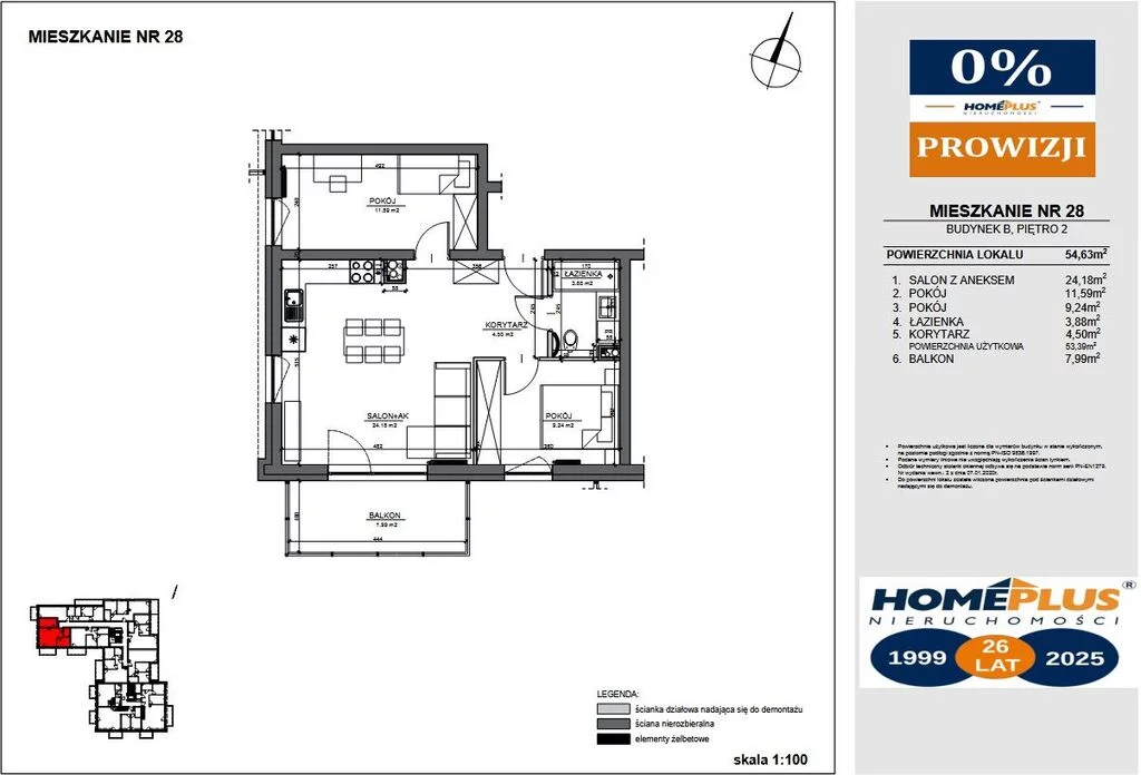 3 pokoje, mieszkanie 53,49 m², piętro 2, oferta nr , 122936/78/OMS, Toruń, Winnica, Winnica