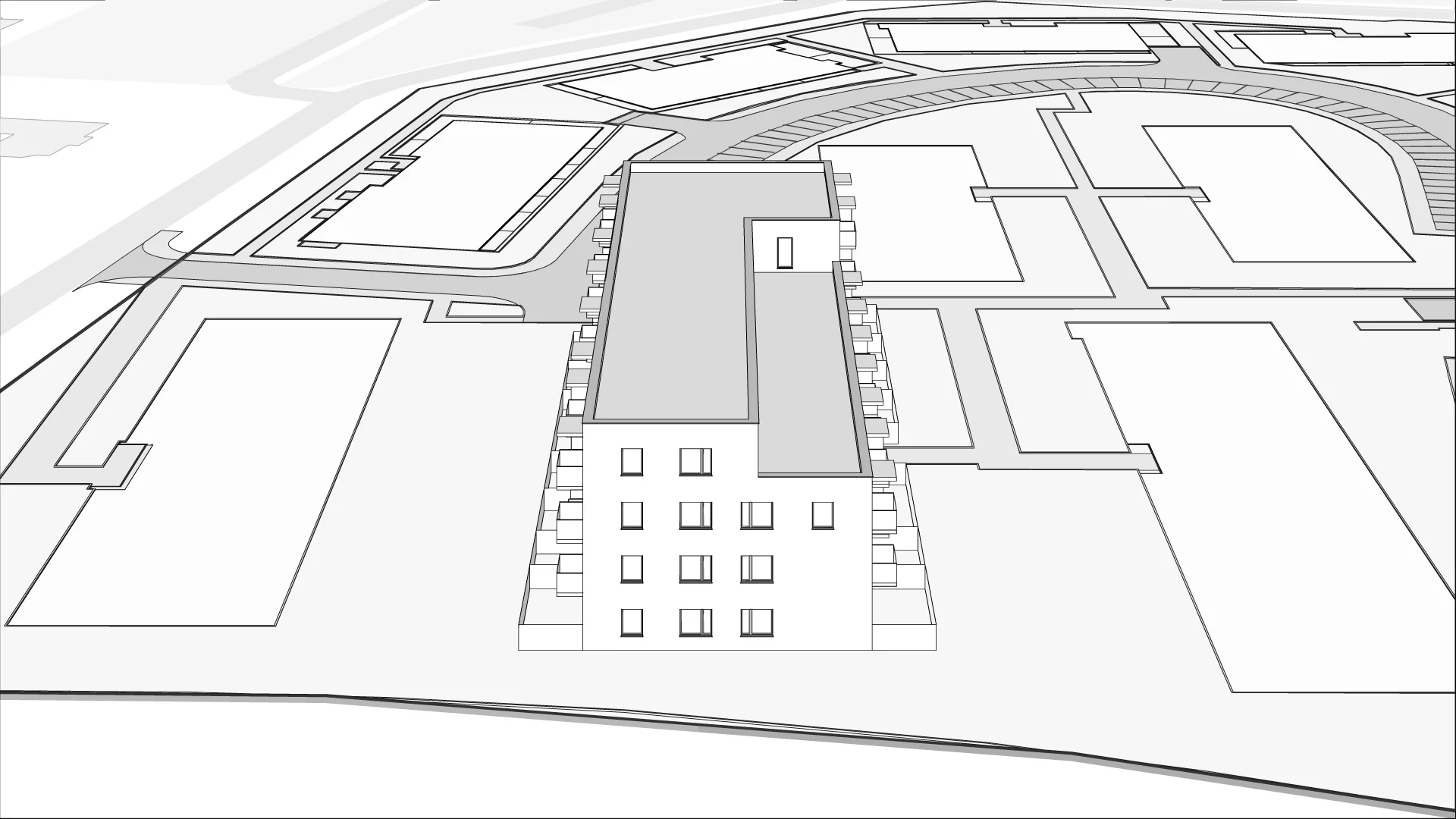 Wirtualna makieta 3D mieszkania 34.23 m², H30