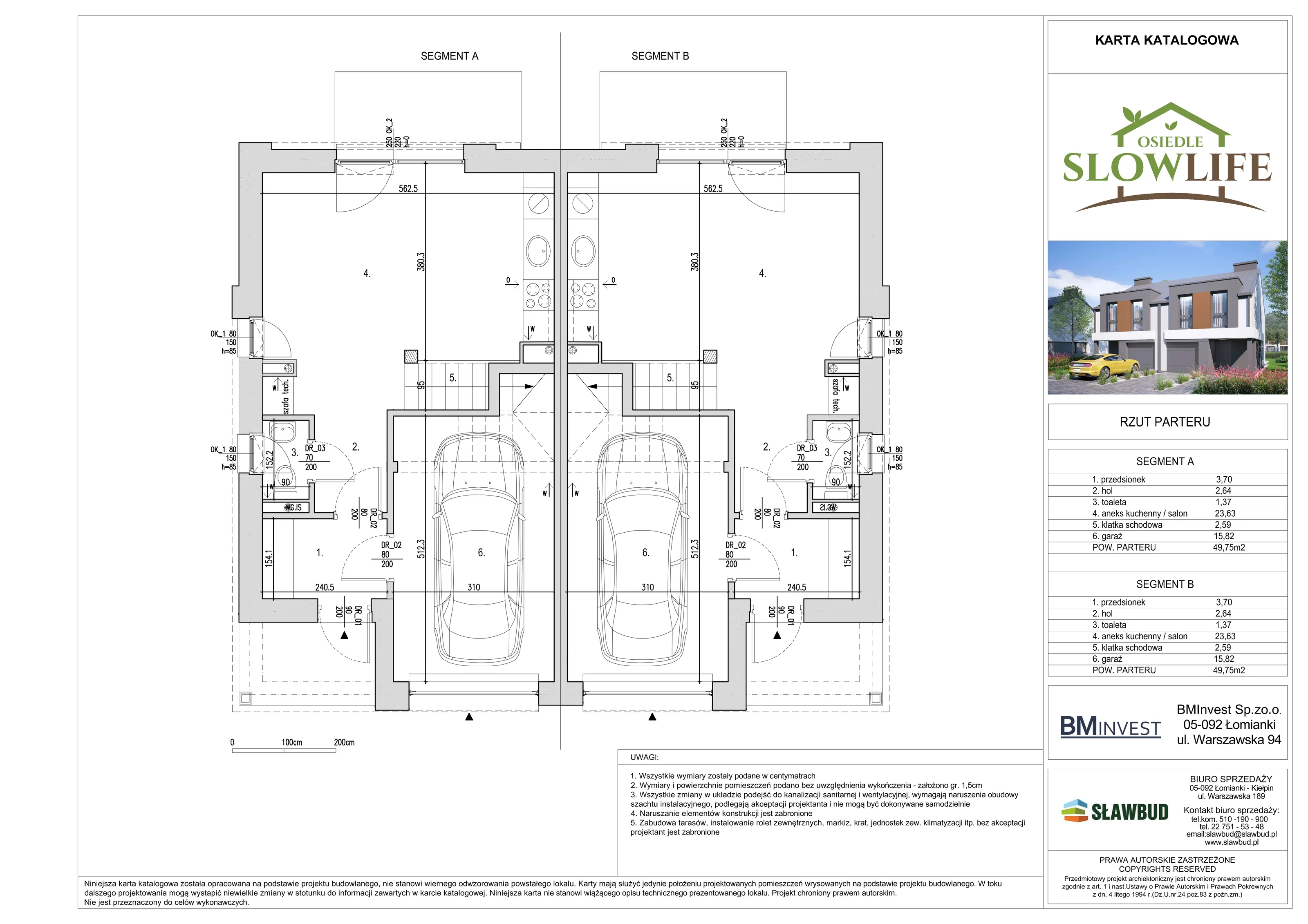 Dom 100,62 m², oferta nr 5B, Osiedle SLOW LIFE, Łomianki, ul. Spokojna/Wyjątkowa