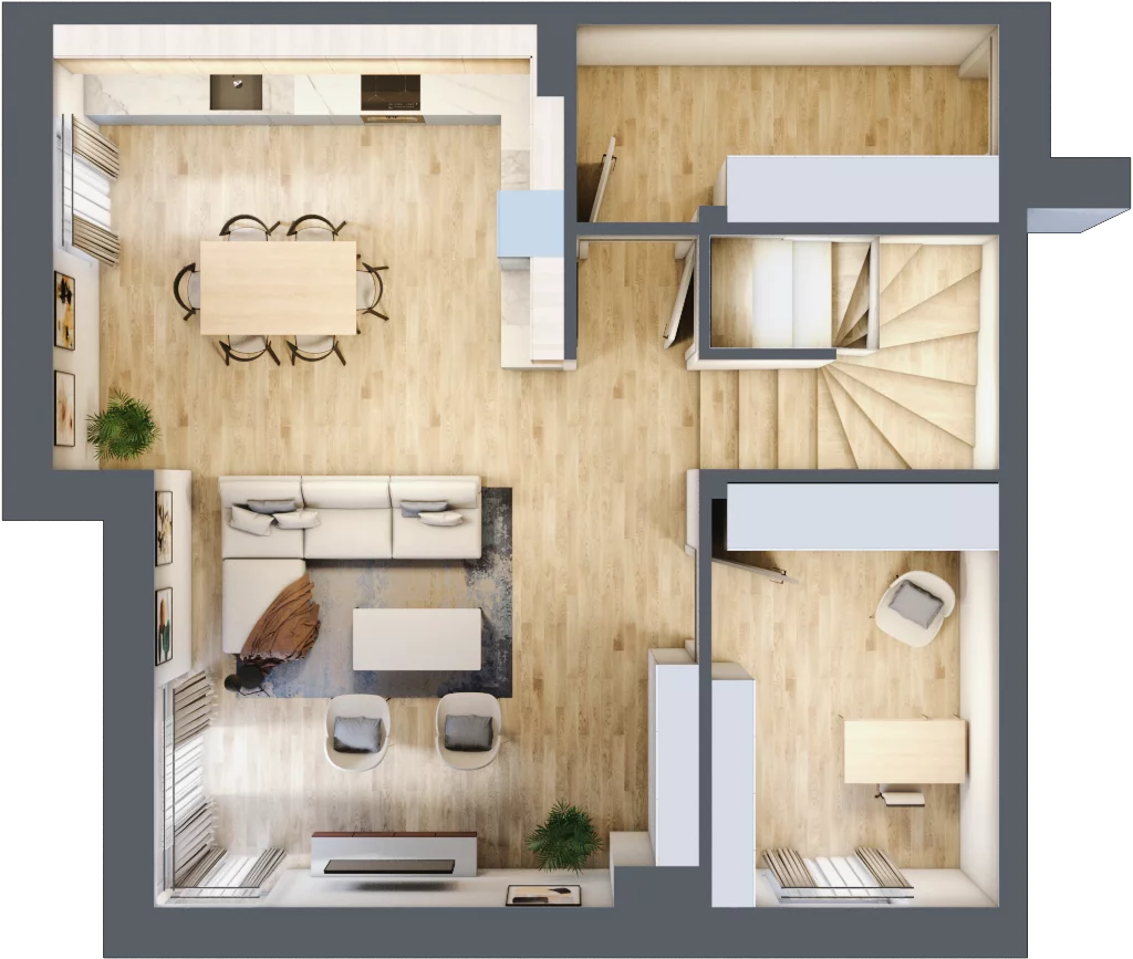 Dom 115,02 m², oferta nr 2, Kozacki Zakątek, Białystok, Zawady, ul. Bohuna