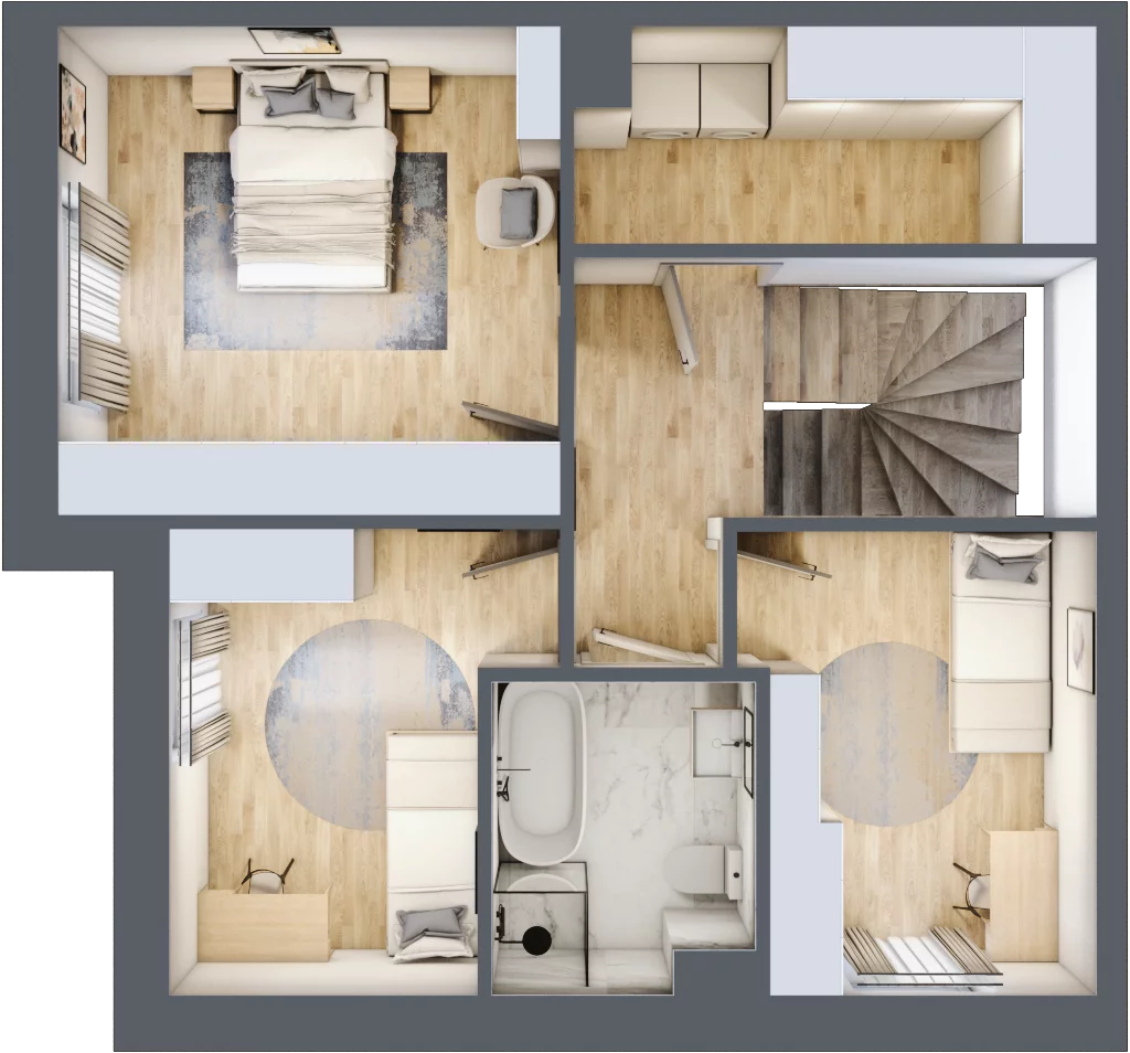 Dom 115,02 m², oferta nr 2, Kozacki Zakątek, Białystok, Zawady, ul. Bohuna