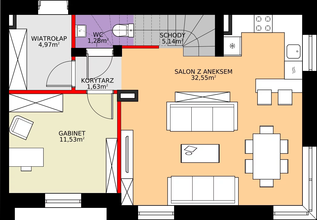Zalety domu 110.44 m², 1
