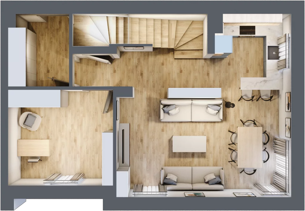 Dom 110,44 m², oferta nr 1, Kozacki Zakątek, Białystok, Zawady, ul. Bohuna