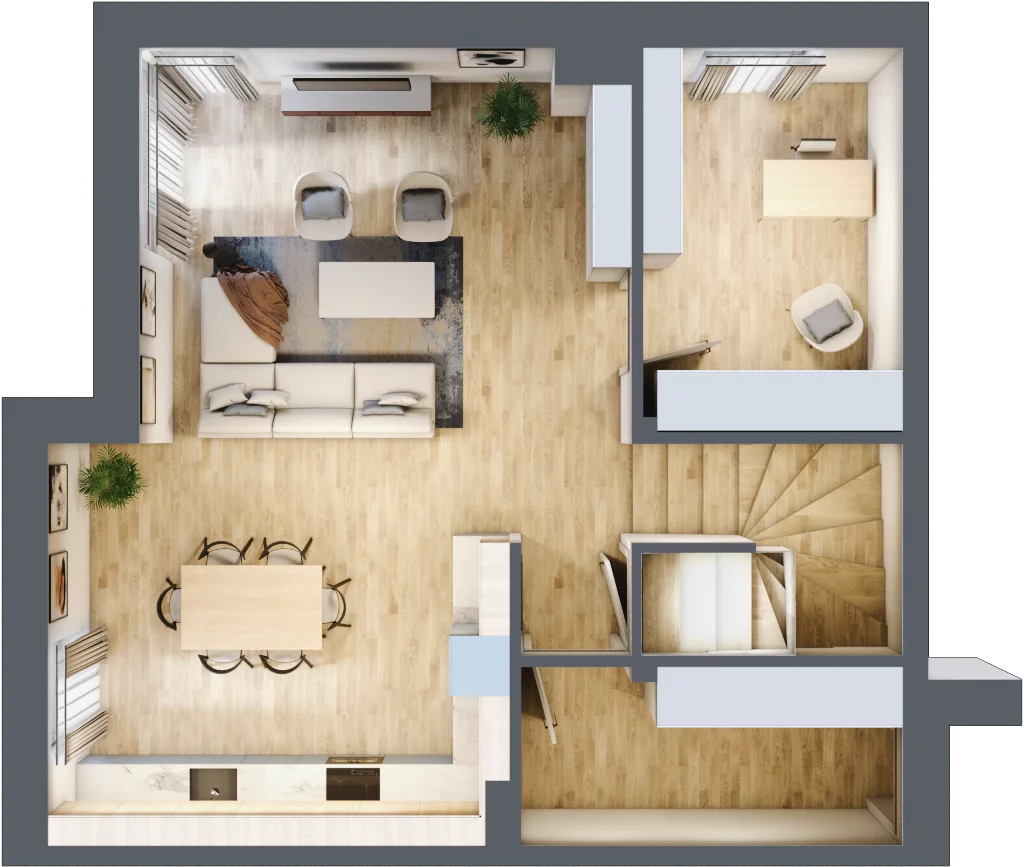 Dom 115,02 m², oferta nr 3, Kozacki Zakątek, Białystok, Zawady, ul. Bohuna