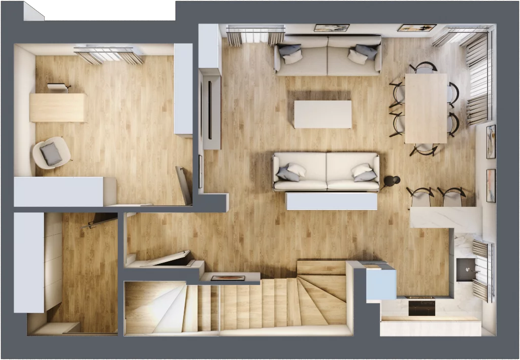 Dom 110,44 m², oferta nr 4, Kozacki Zakątek, Białystok, Zawady, ul. Bohuna