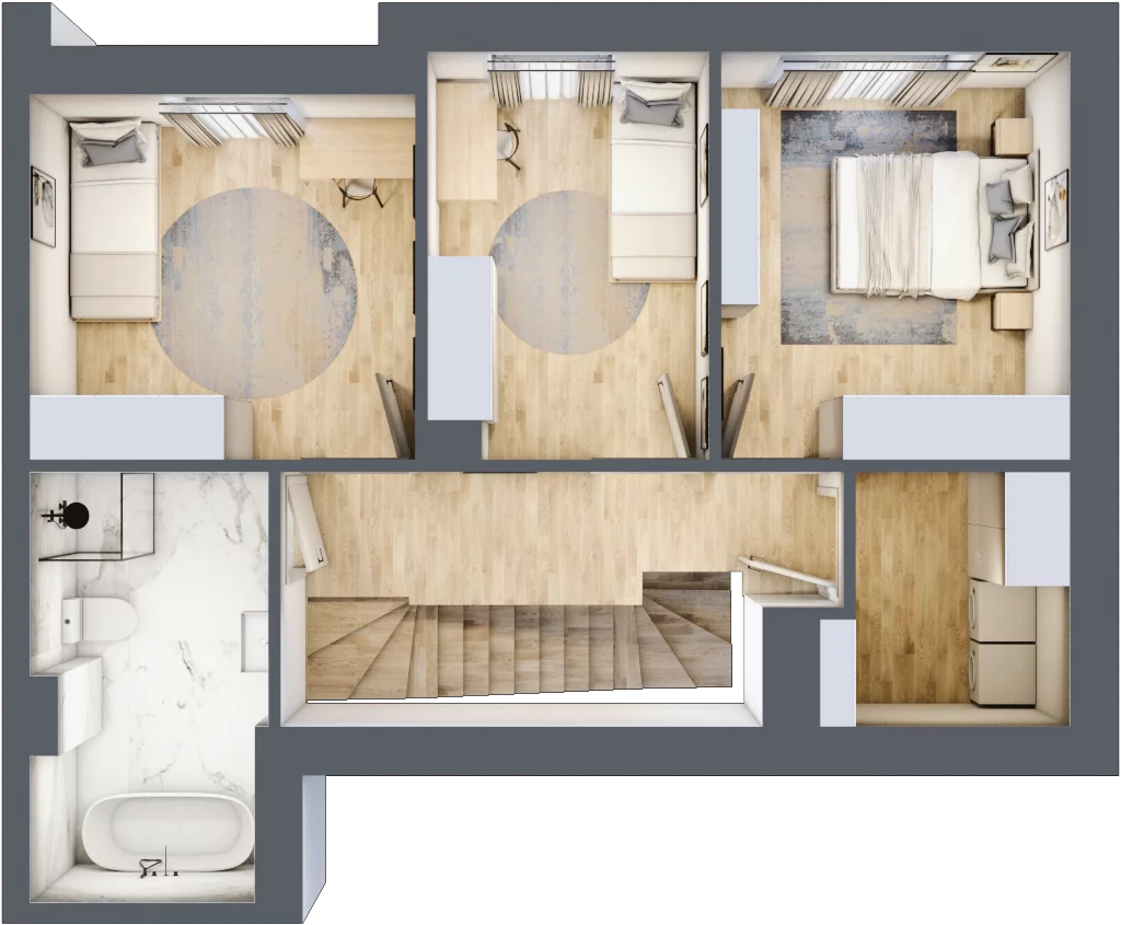 Dom 110,44 m², oferta nr 4, Kozacki Zakątek, Białystok, Zawady, ul. Bohuna