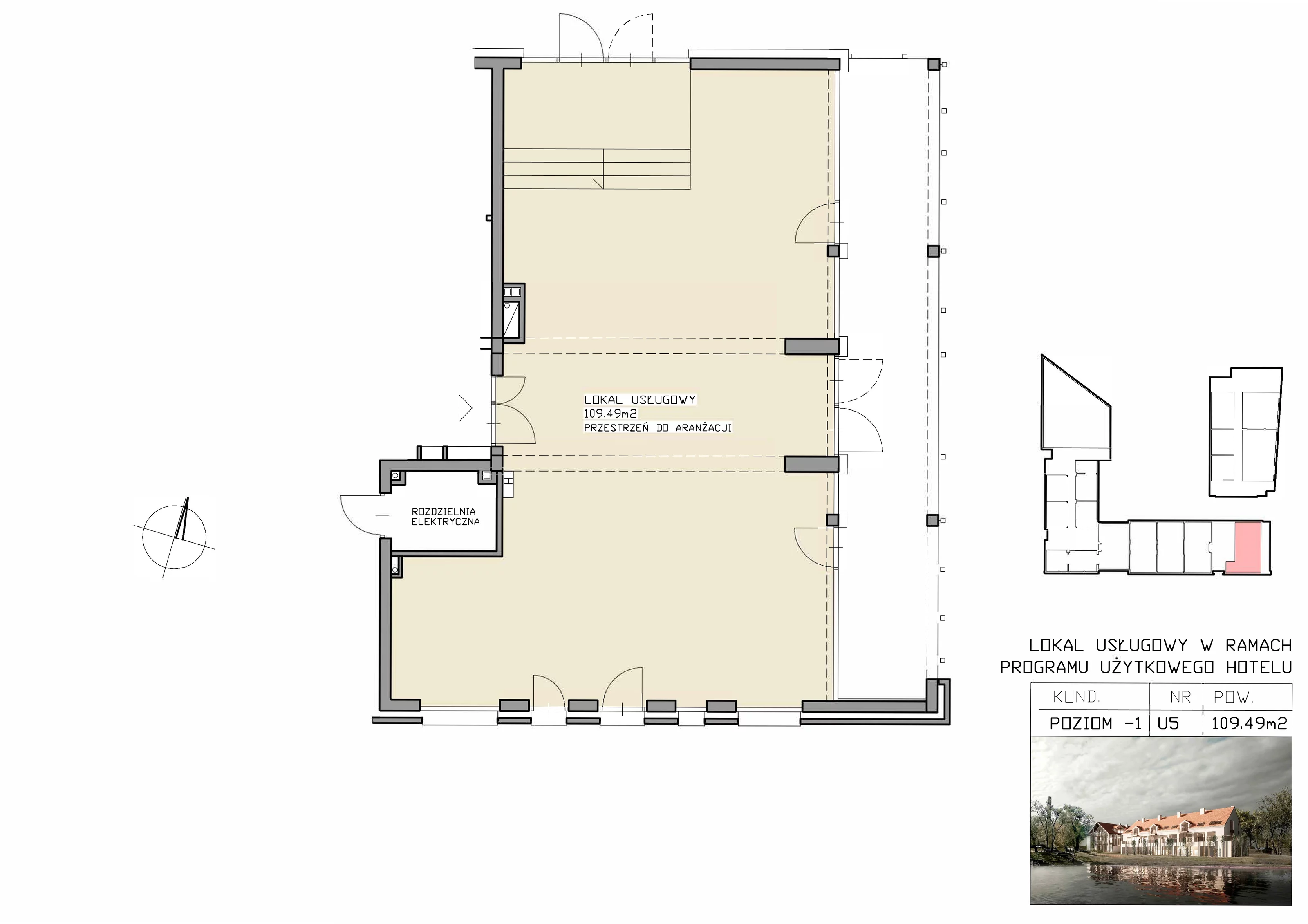 Lokal użytkowy 109,49 m², oferta nr U5, Apartamenty Zdrój - lokale użytkowe, Supraśl, ul. Stanisława Konarskiego