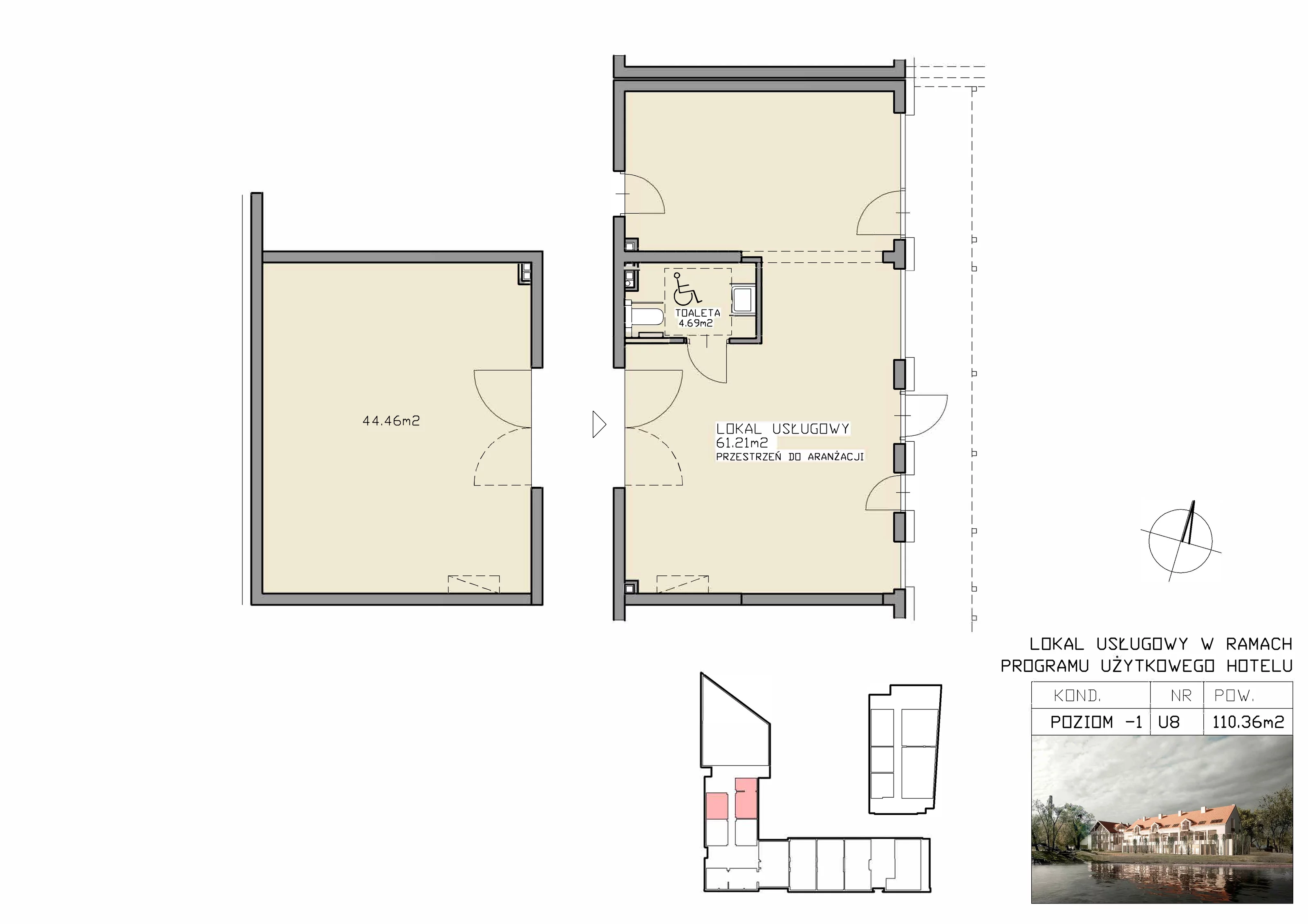 Lokal użytkowy 110,36 m², oferta nr U8, Apartamenty Zdrój - lokale użytkowe, Supraśl, ul. Stanisława Konarskiego
