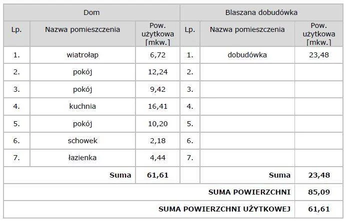Dom 61,61 m², oferta nr , 8895/3186/ODS, Ubieszyn