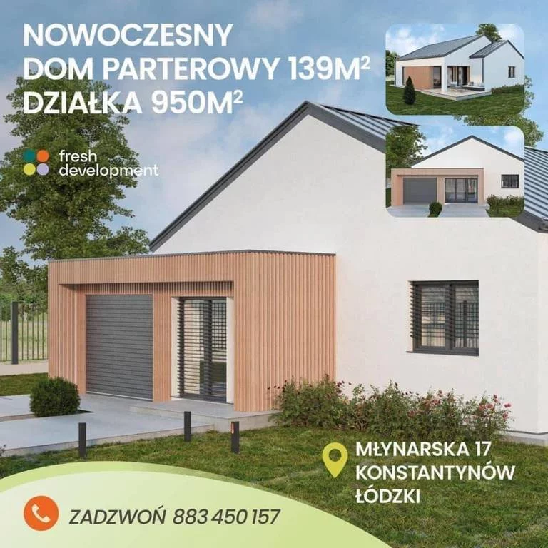 Dom i rezydencja 140,00 m², oferta nr , 8427/3186/ODS, Konstantynów Łódzki, Młynarska-idx